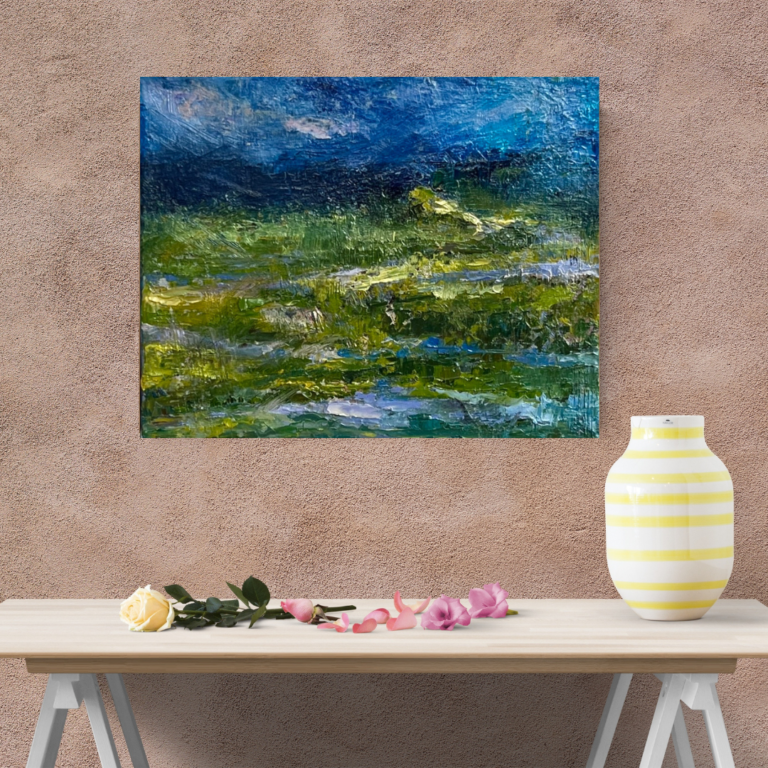 Juni - light of early spring- oil on canvas